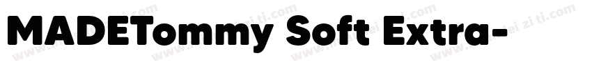 MADETommy Soft Extra字体转换